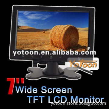 7 inch Stand In-Car TFT LCD Monitor / Headrest monitor (black)